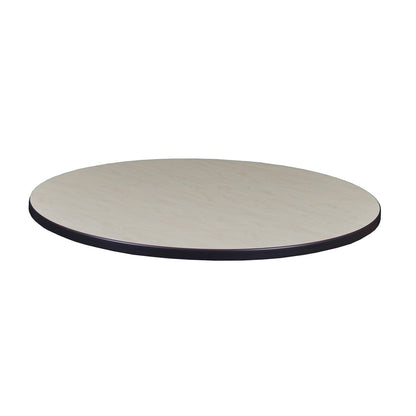 42" Round Laminate Table Top- Cherry/ Maple