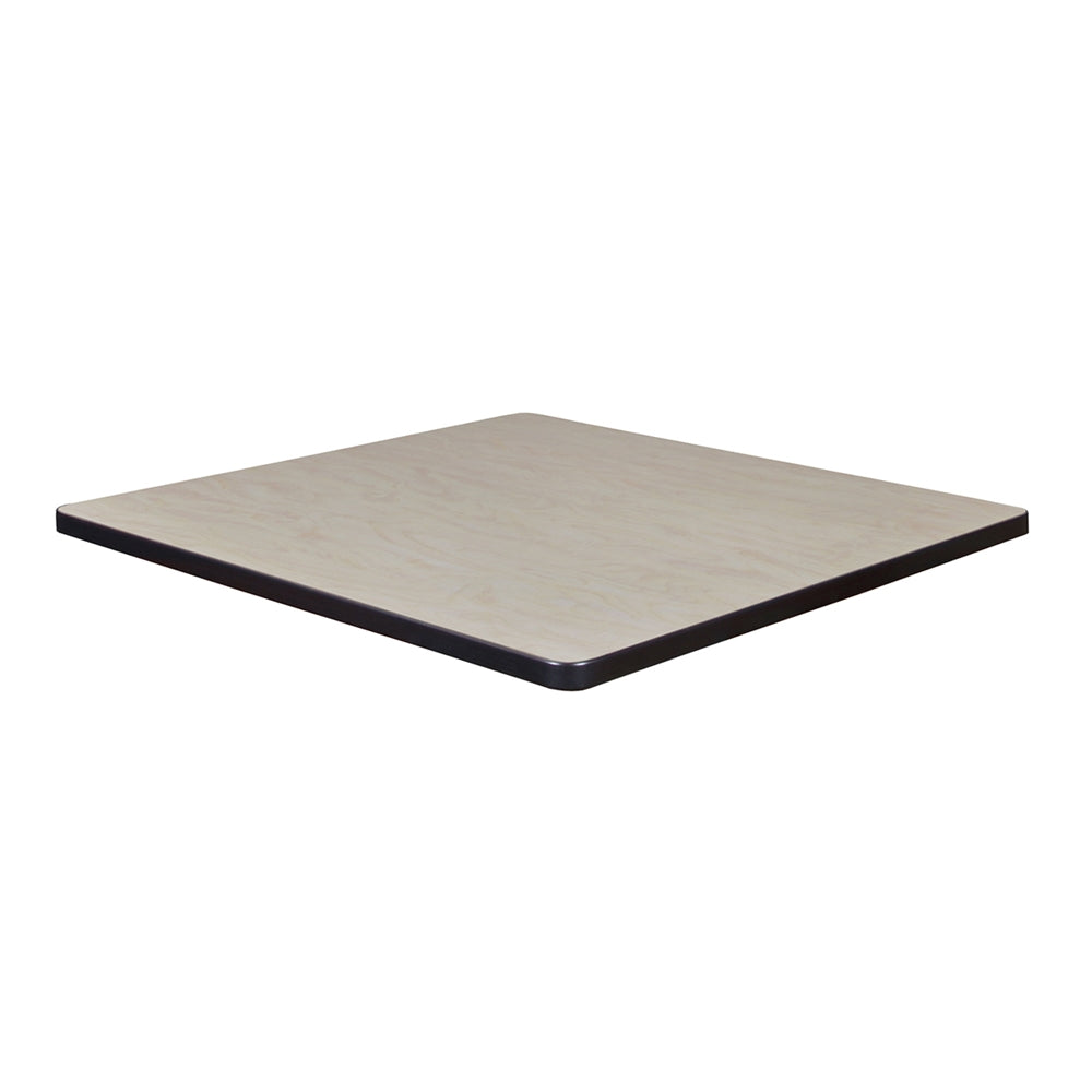 30" Square Laminate Table Top- Cherry/ Maple