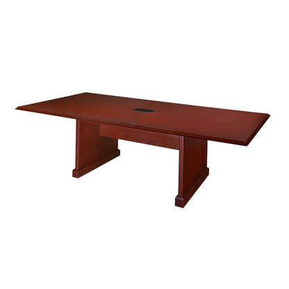 Prestige 120" x 48" Conference Table with Power Data Grommet- Mahogany