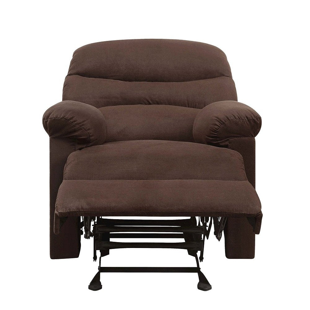 Arcadia Motion Recliner, Chocolate Microfiber