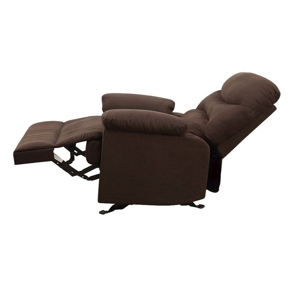 Arcadia Motion Recliner, Chocolate Microfiber