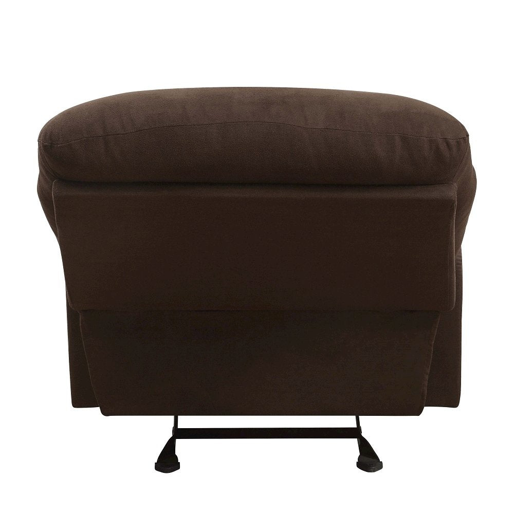 Arcadia Motion Recliner, Chocolate Microfiber