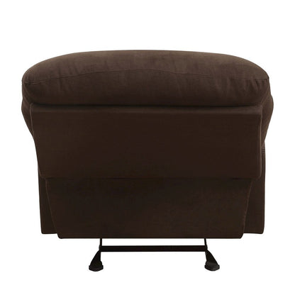 Arcadia Motion Recliner, Chocolate Microfiber