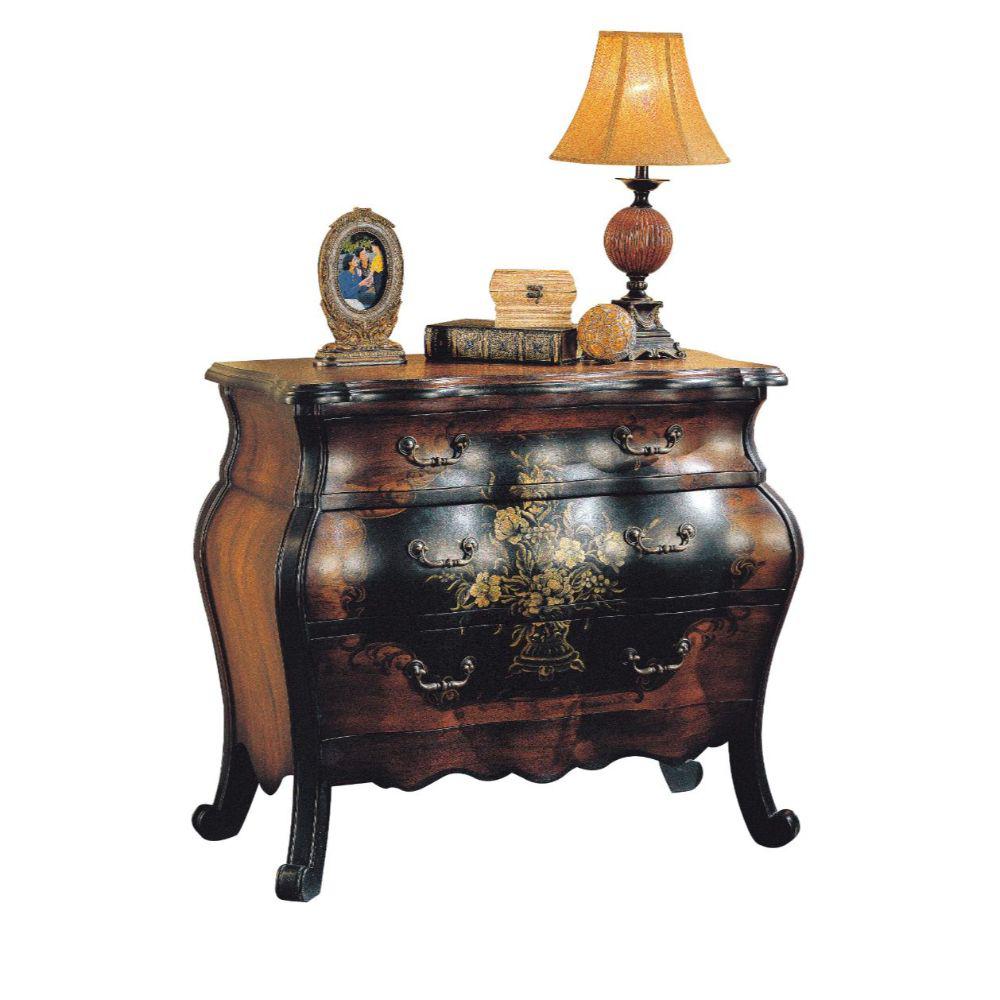 Roma Chest, Oak & Antique Black