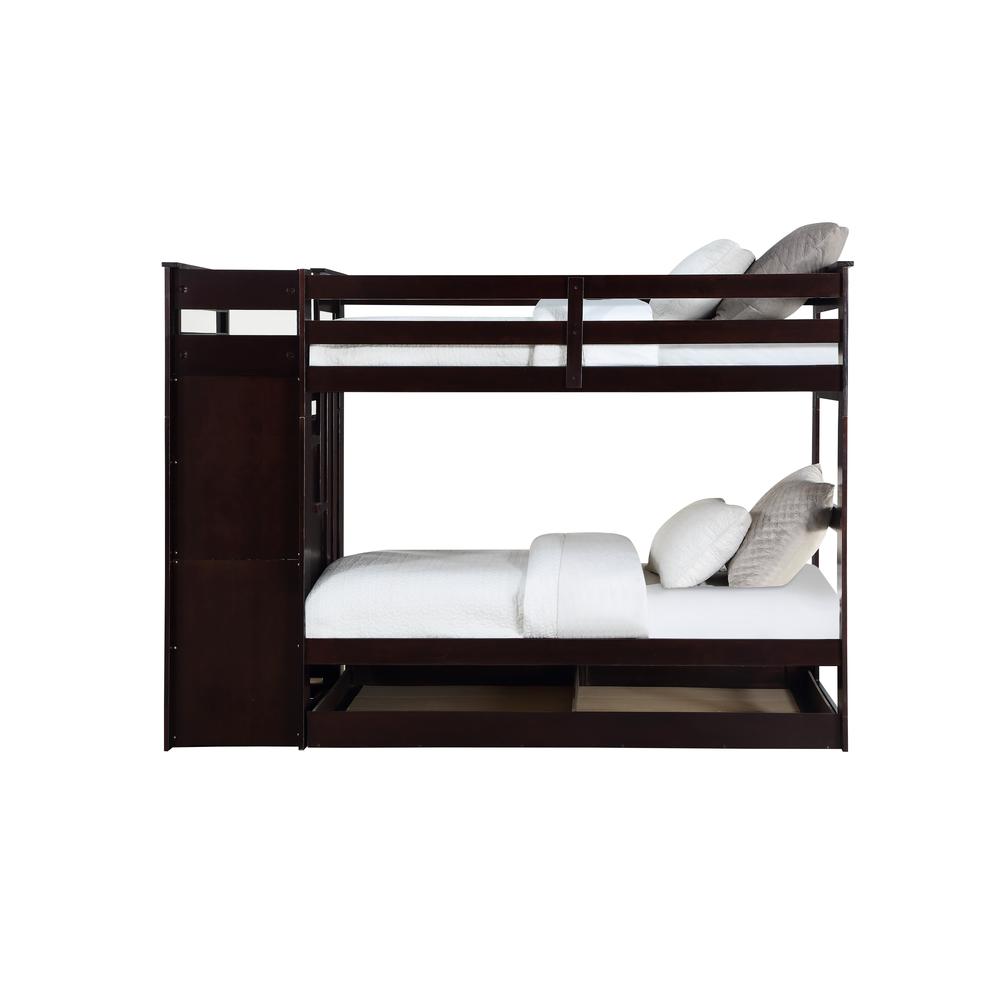 Allentown Bunk Bed (T/T) w/Trundle (Twin) & Storage, White