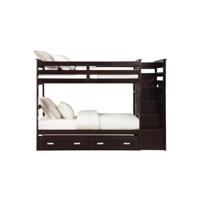 Allentown Bunk Bed (T/T) w/Trundle (Twin) & Storage, White