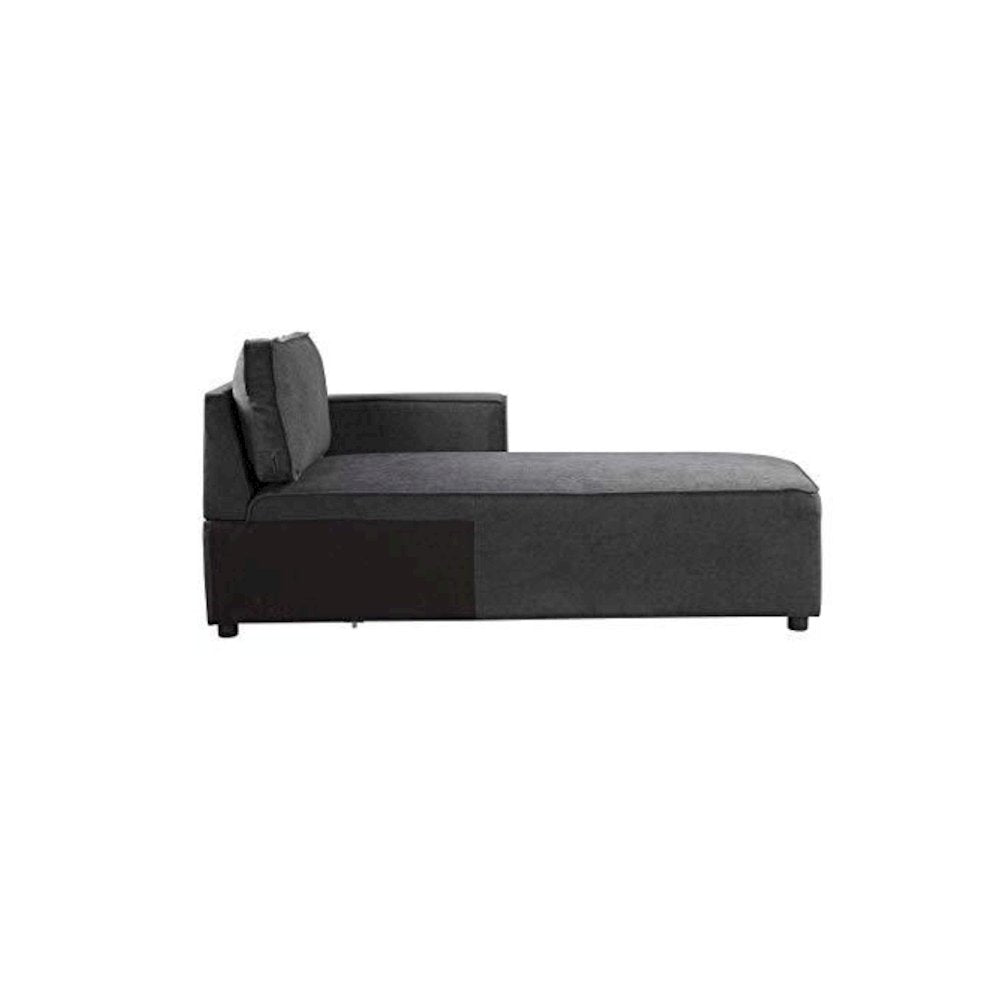 Silvester Modular - Chaise w/2 Pillows, Gray Fabric