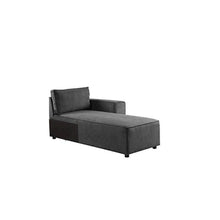 Silvester Modular - Chaise w/2 Pillows, Gray Fabric