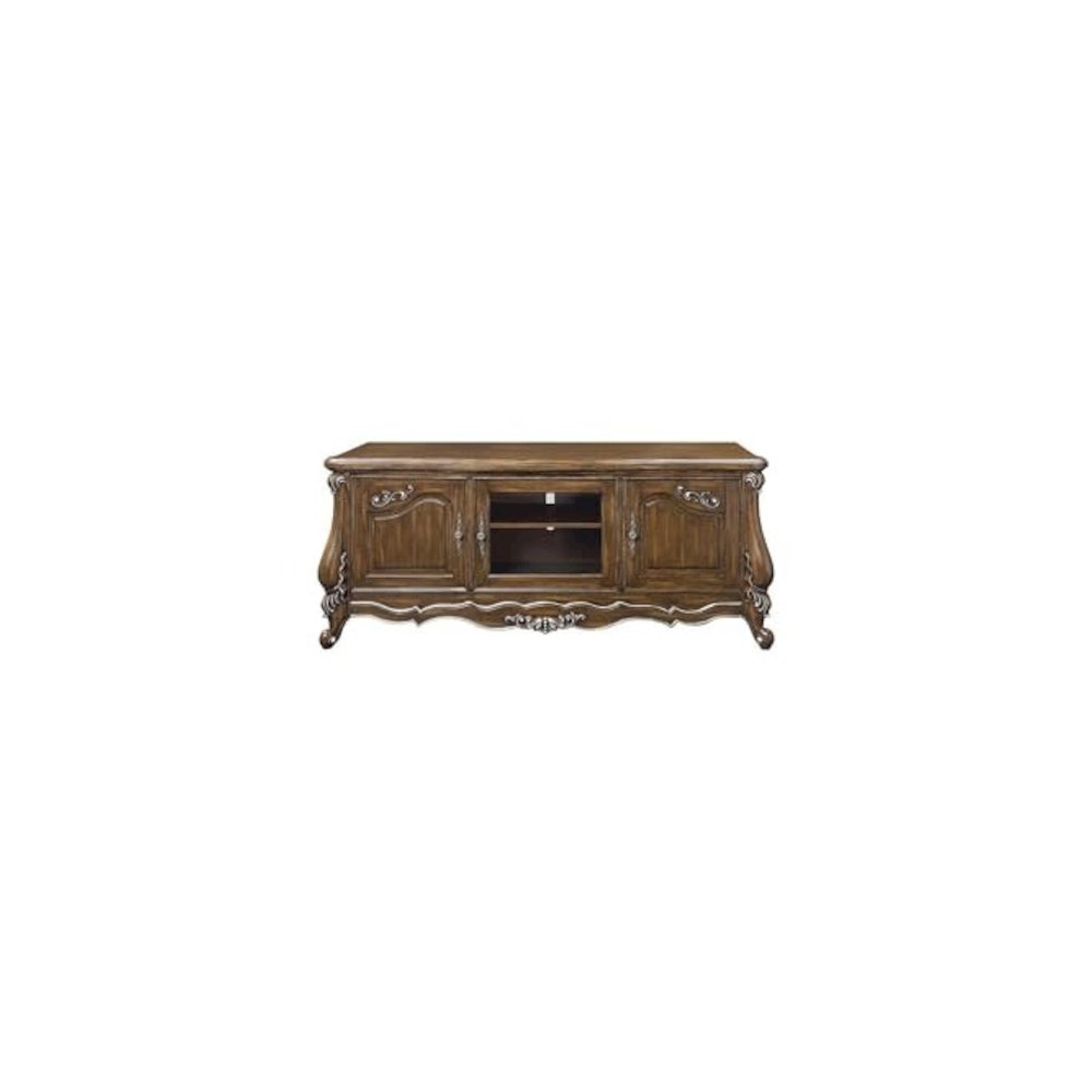 Latisha TV Stand, Antique Oak