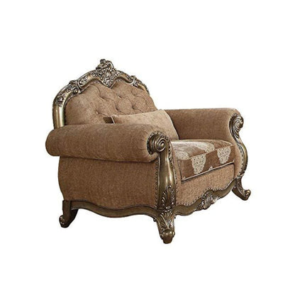 Ragenardus Chair w/Pillow, Fabric & Vintage Oak