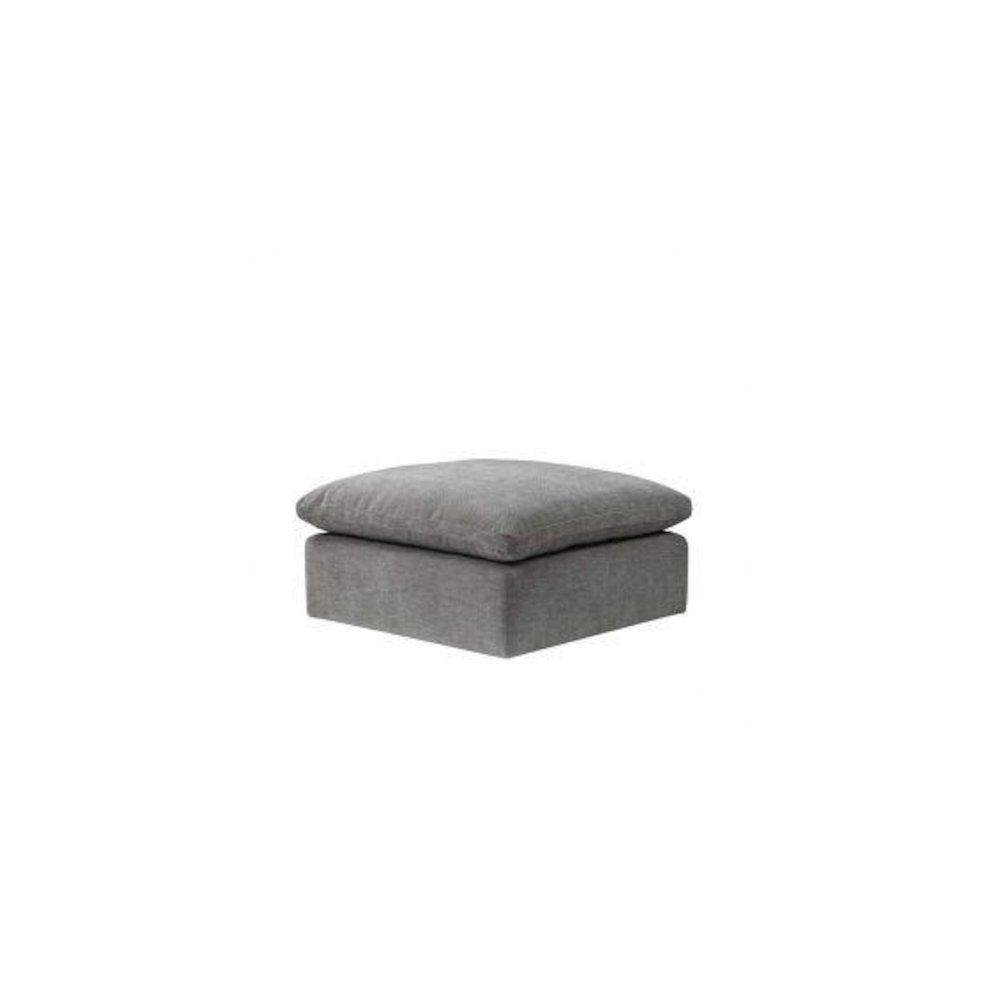 Naveen Modular - Ottoman, Gray Linen