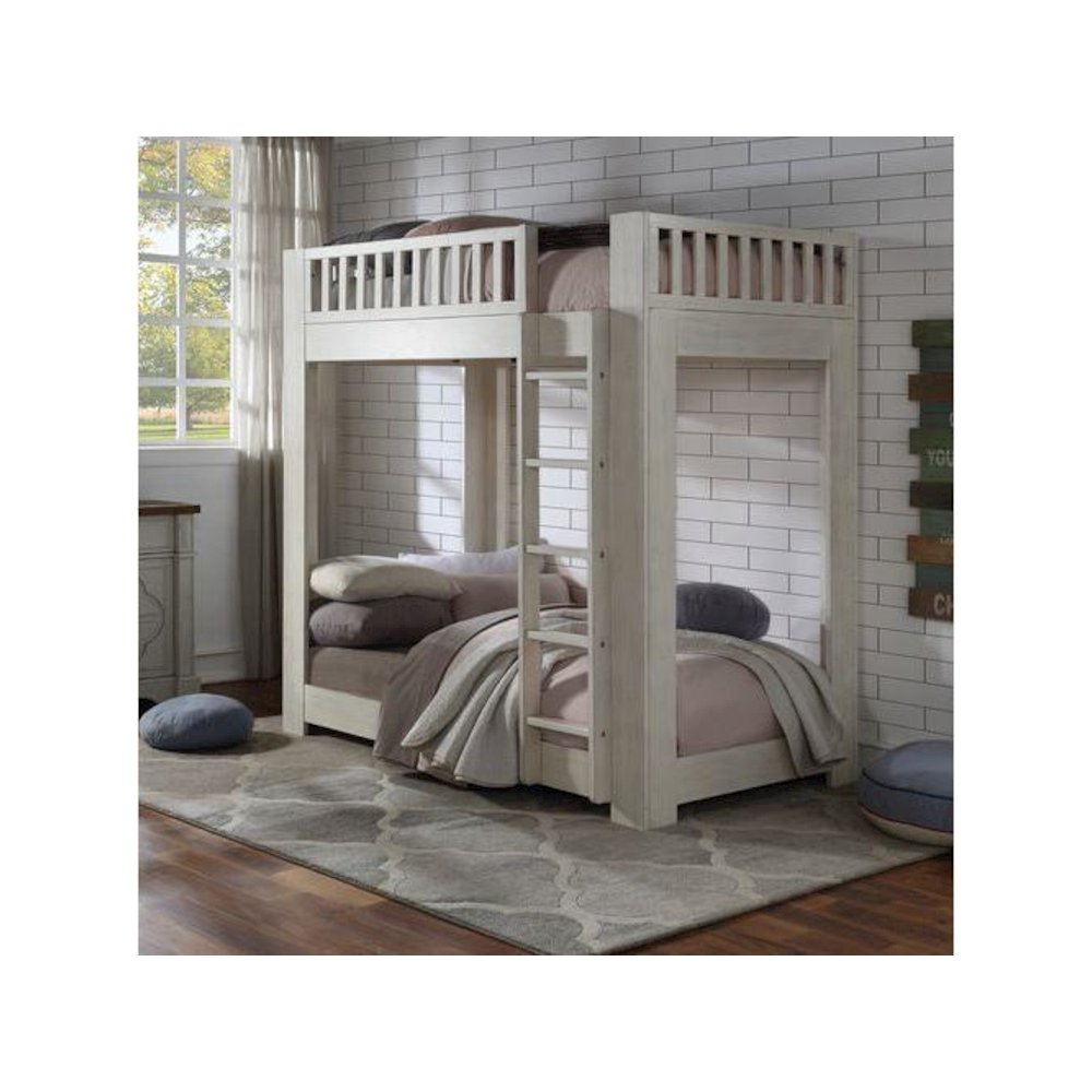 Cedro Bunk Bed (T/T), Weathered White
