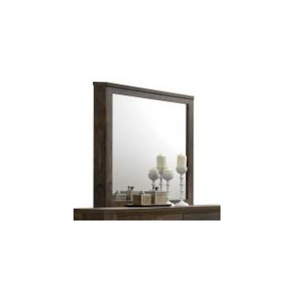Elettra Mirror, Rustic Walnut
