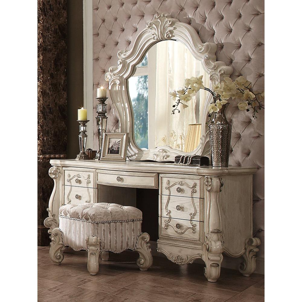 Versailles Vanity Desk, Bone White