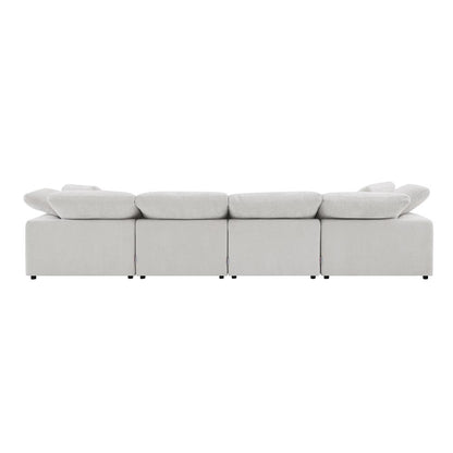 Naveen Modular - Ottoman, Ivory Linen