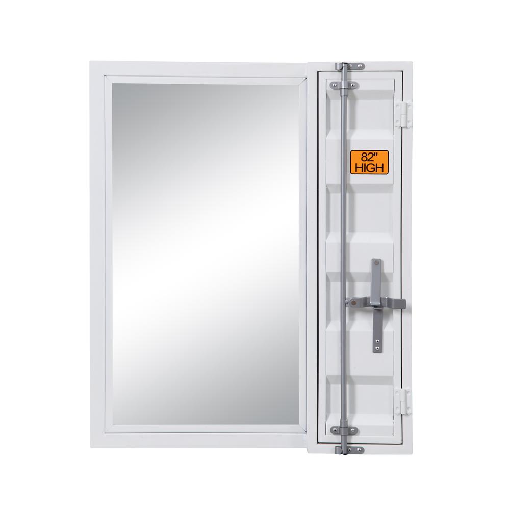 Cargo Vanity Mirror, White