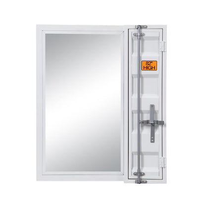 Cargo Vanity Mirror, White