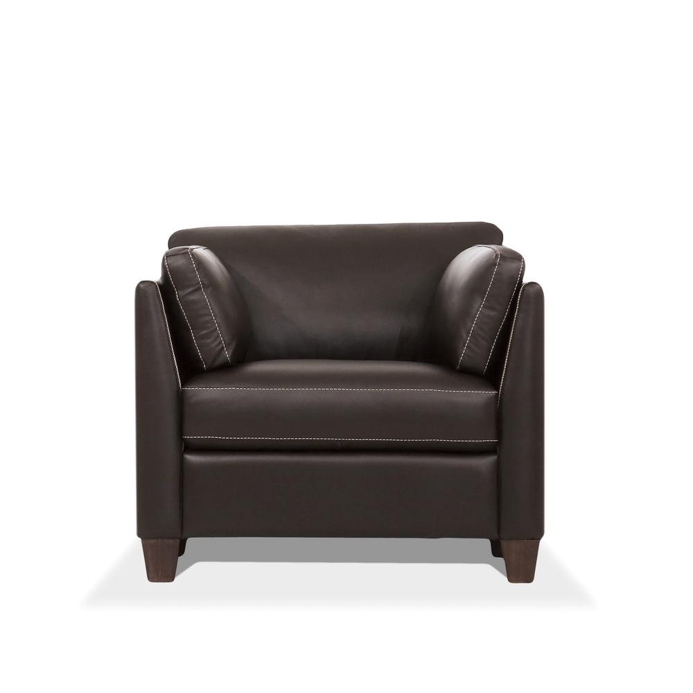 Matias Chair, Chocolate Top Grain Leather