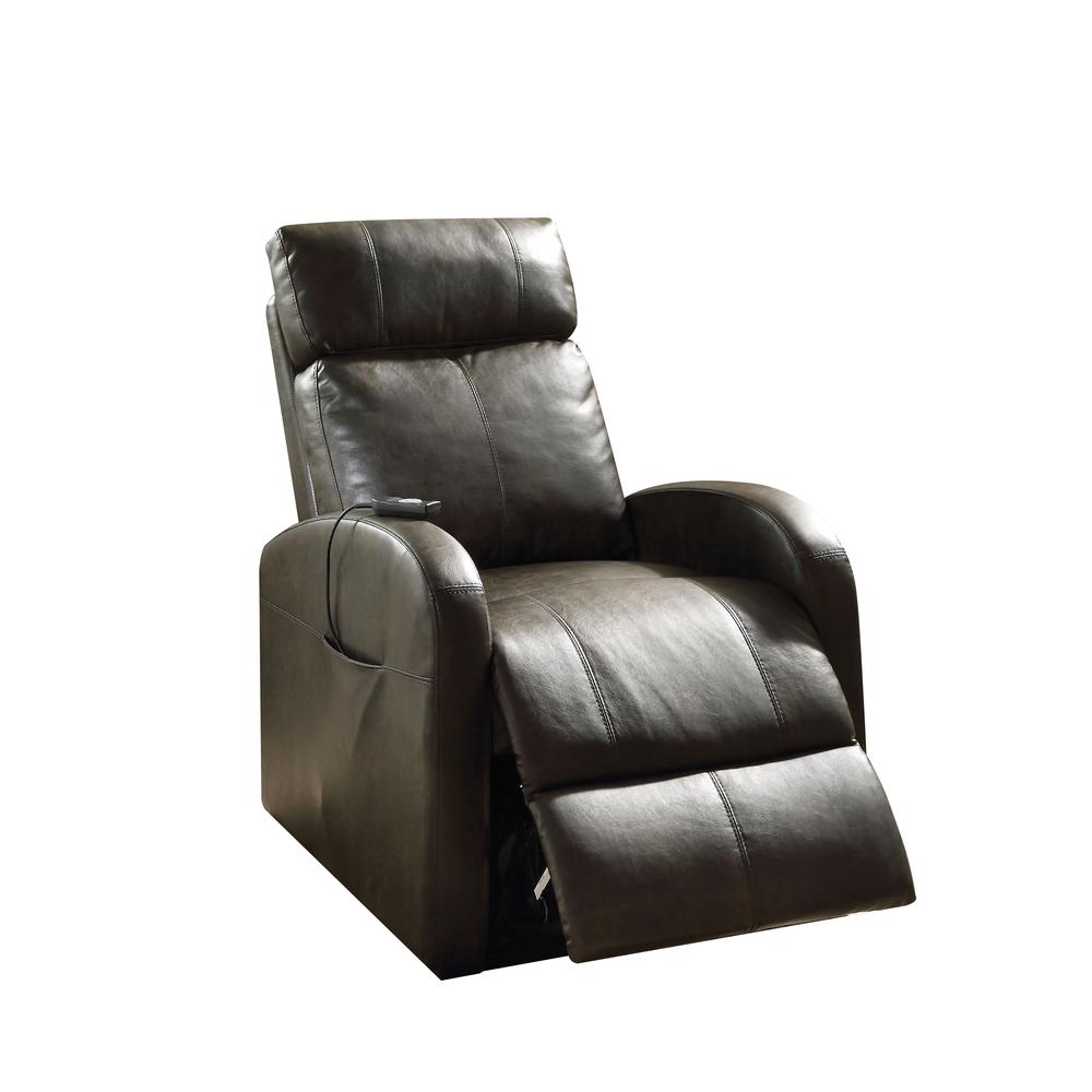 Ricardo Power Motion Recliner w/Lift, Red Leatherette