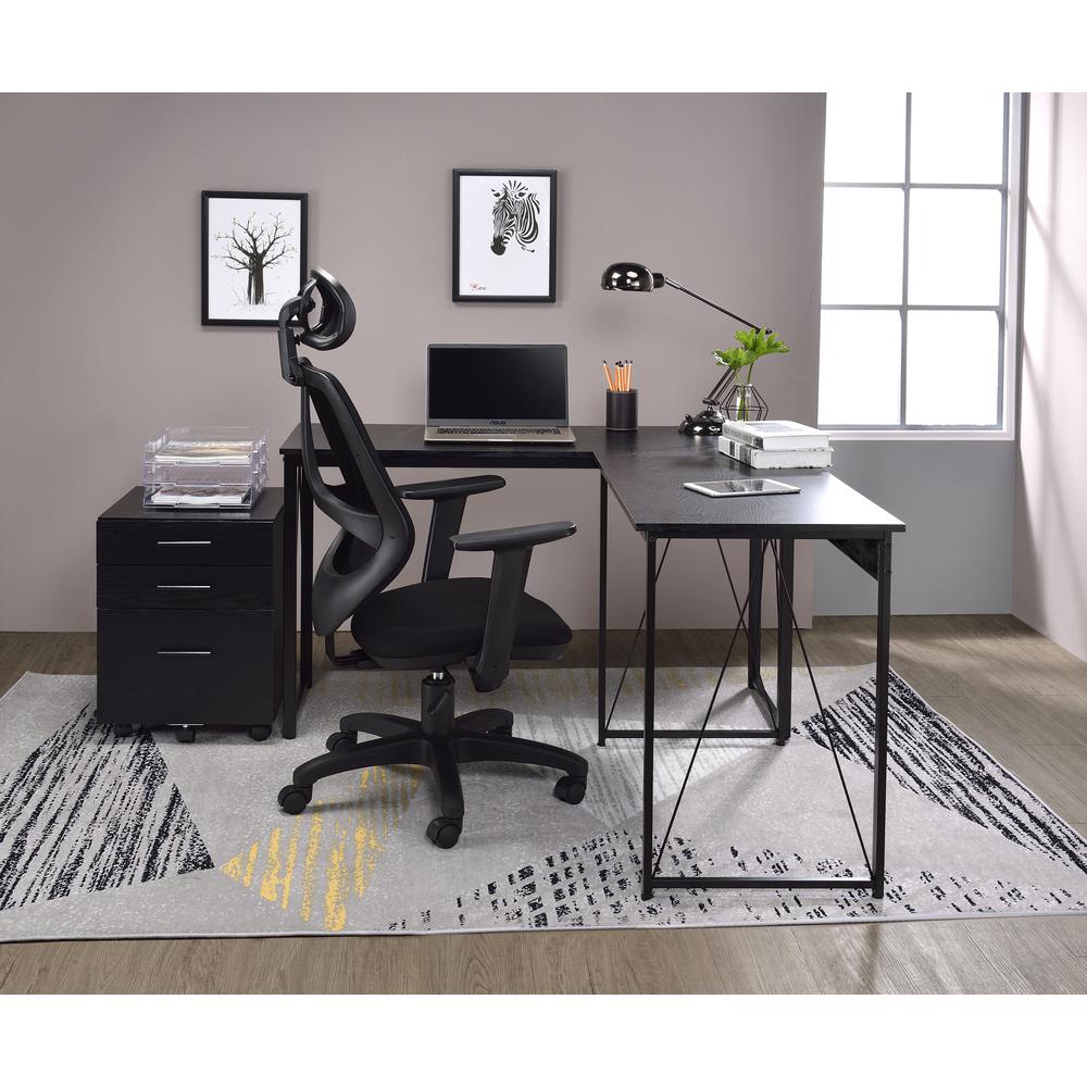 Zaidin Writing Desk, Black