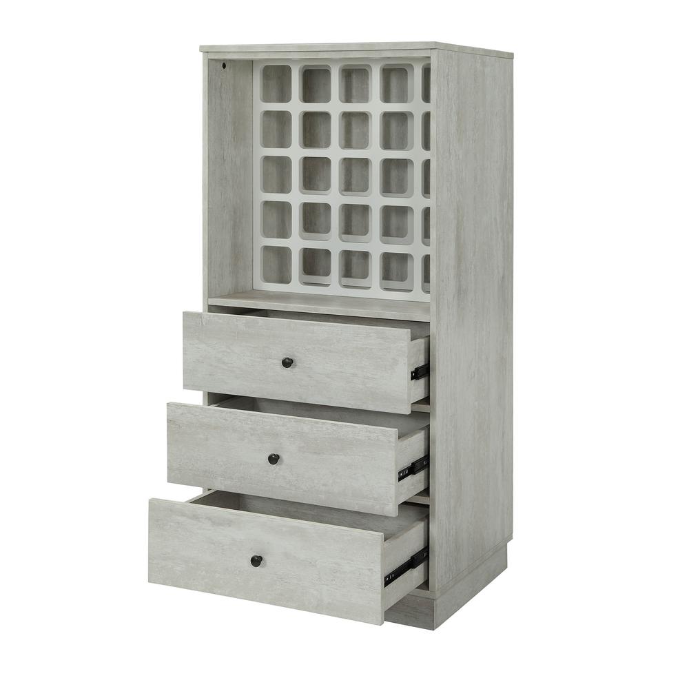 Wiesta Wine Cabinet, Antique White