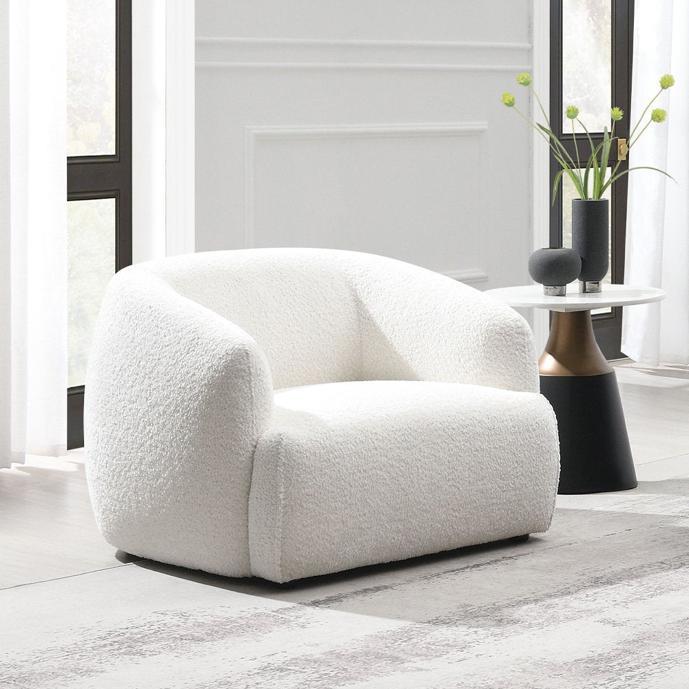 Lucifer Chair, Black & White Shimmer Chenille
