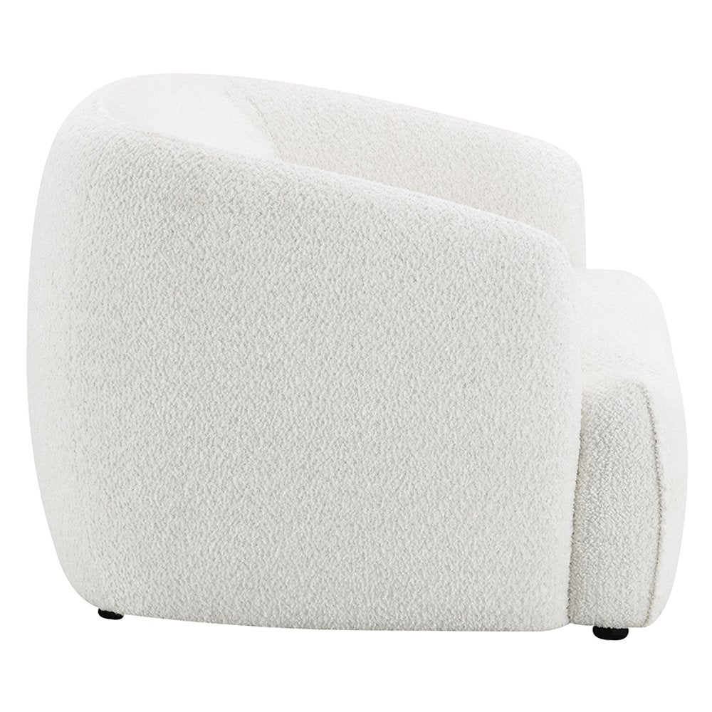Lucifer Chair, Black & White Shimmer Chenille