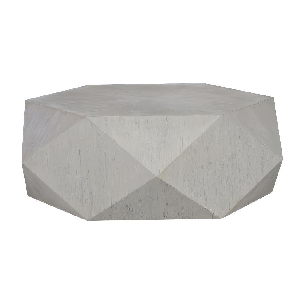 Grey Wood Coffee Table with Sturdy Frame and Durable Finish for Living Room