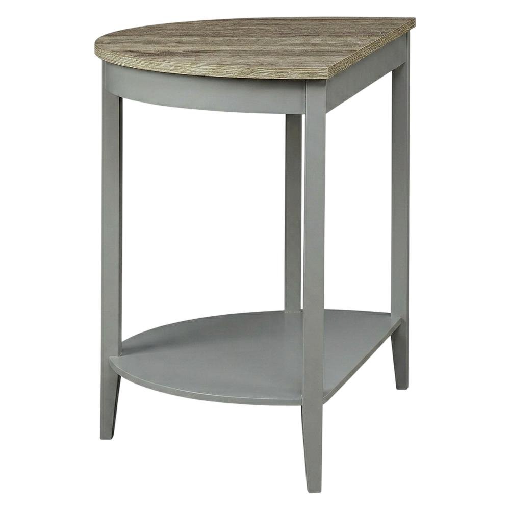 Natural Oak and Gray Console Table with Modern Design and Sturdy Frame