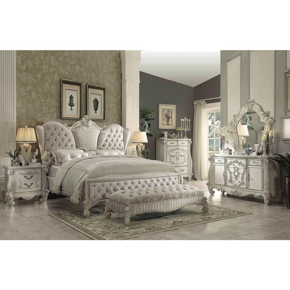 Versailles Nightstand, Bone White