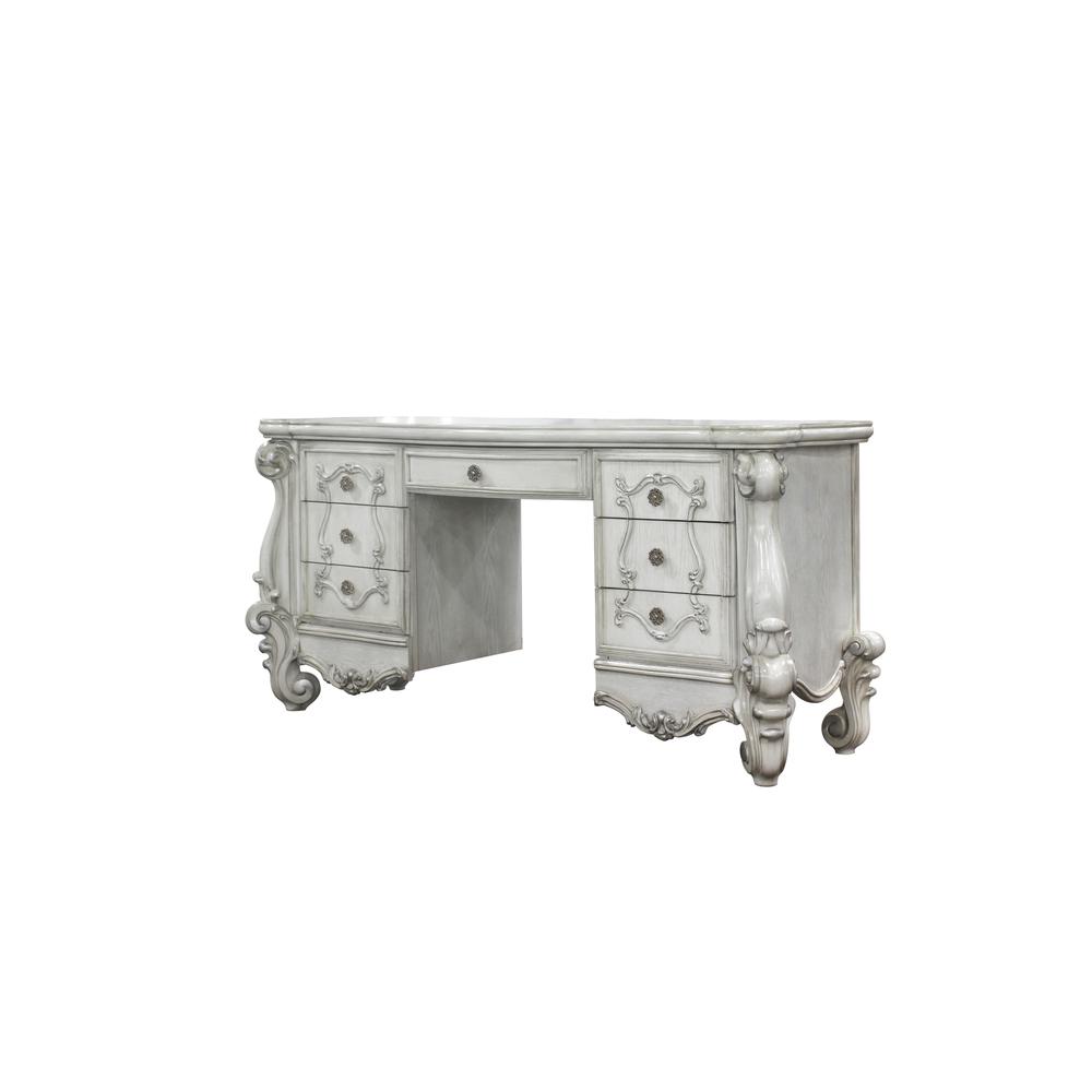 Versailles Vanity Desk, Bone White