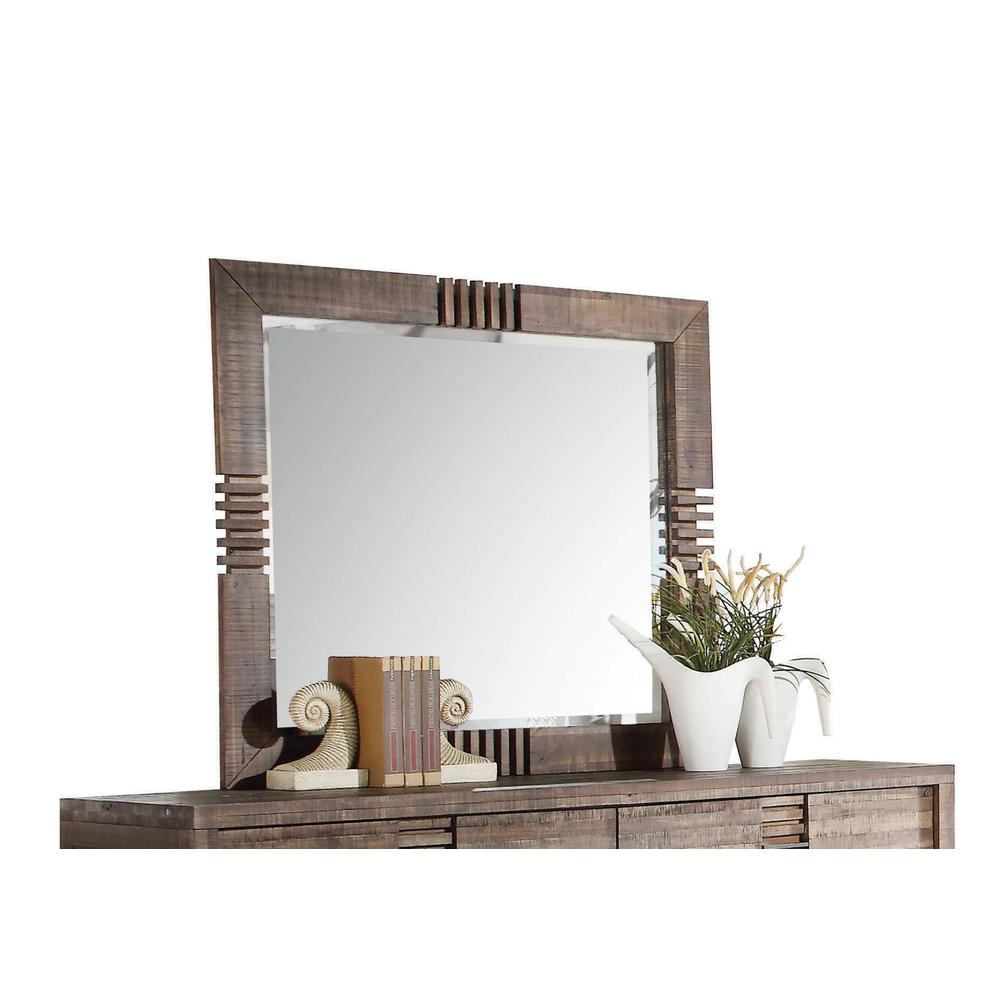Andria Queen Bed, Reclaimed Oak