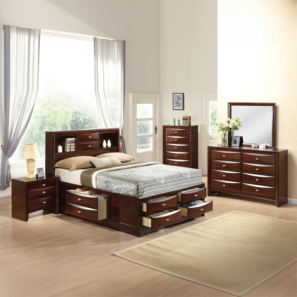 Ireland Full Bed w/Storage, Espresso