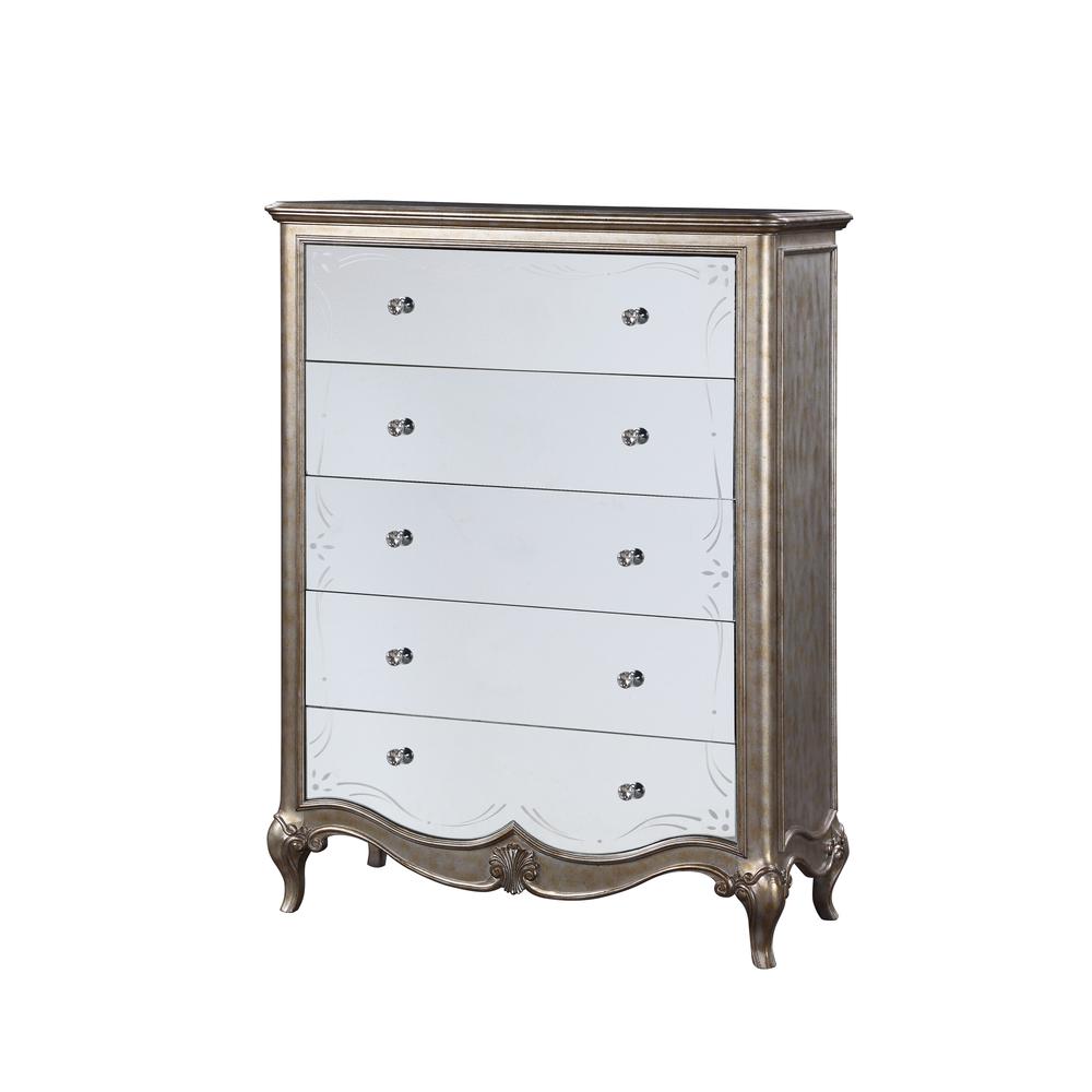 Esteban Chest, Antique Champagne