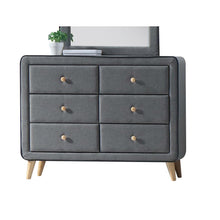 Valda Dresser, Light Gray Fabric
