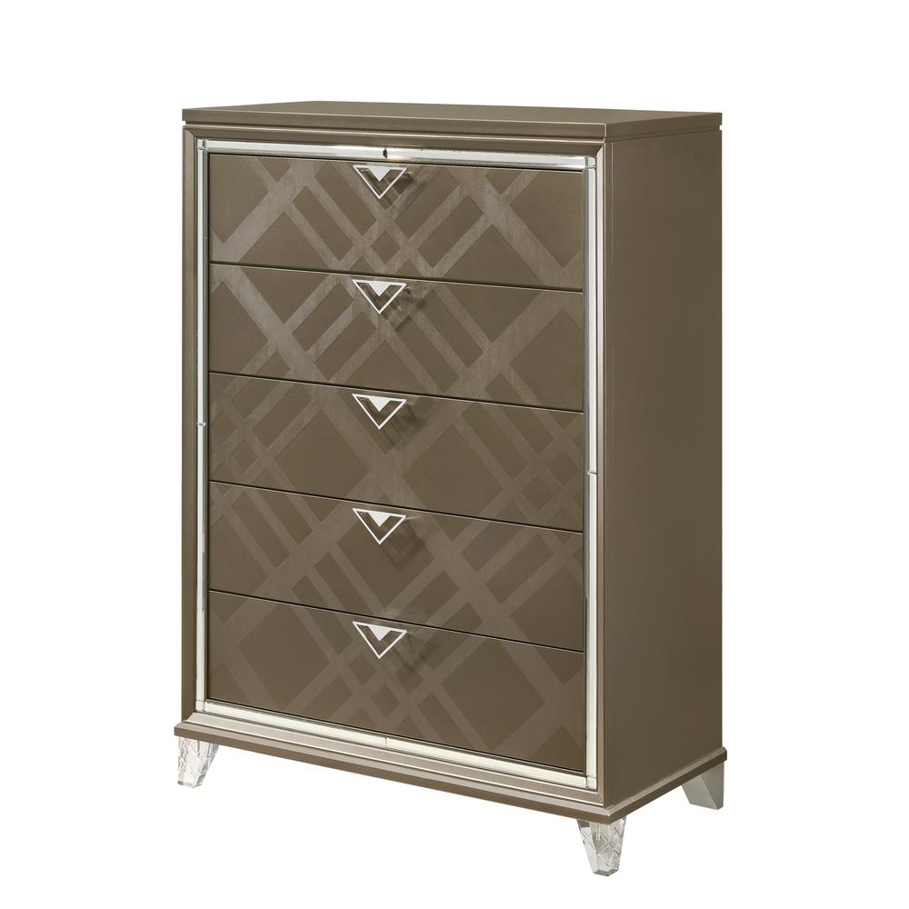 Skylar Chest, Dark Champagne