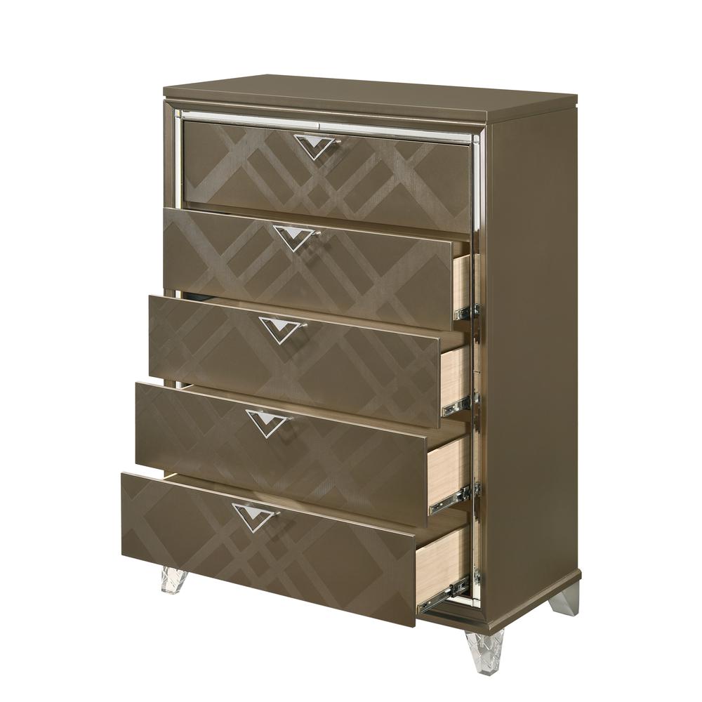 Skylar Chest, Dark Champagne