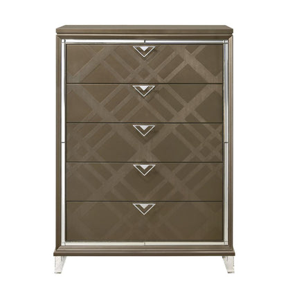 Skylar Chest, Dark Champagne