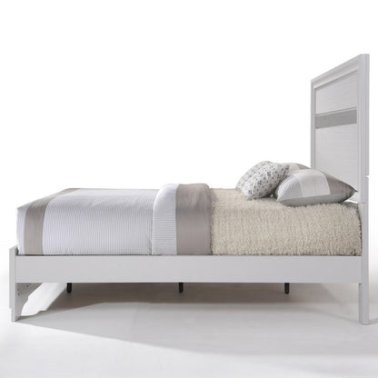 Naima Full Bed, White