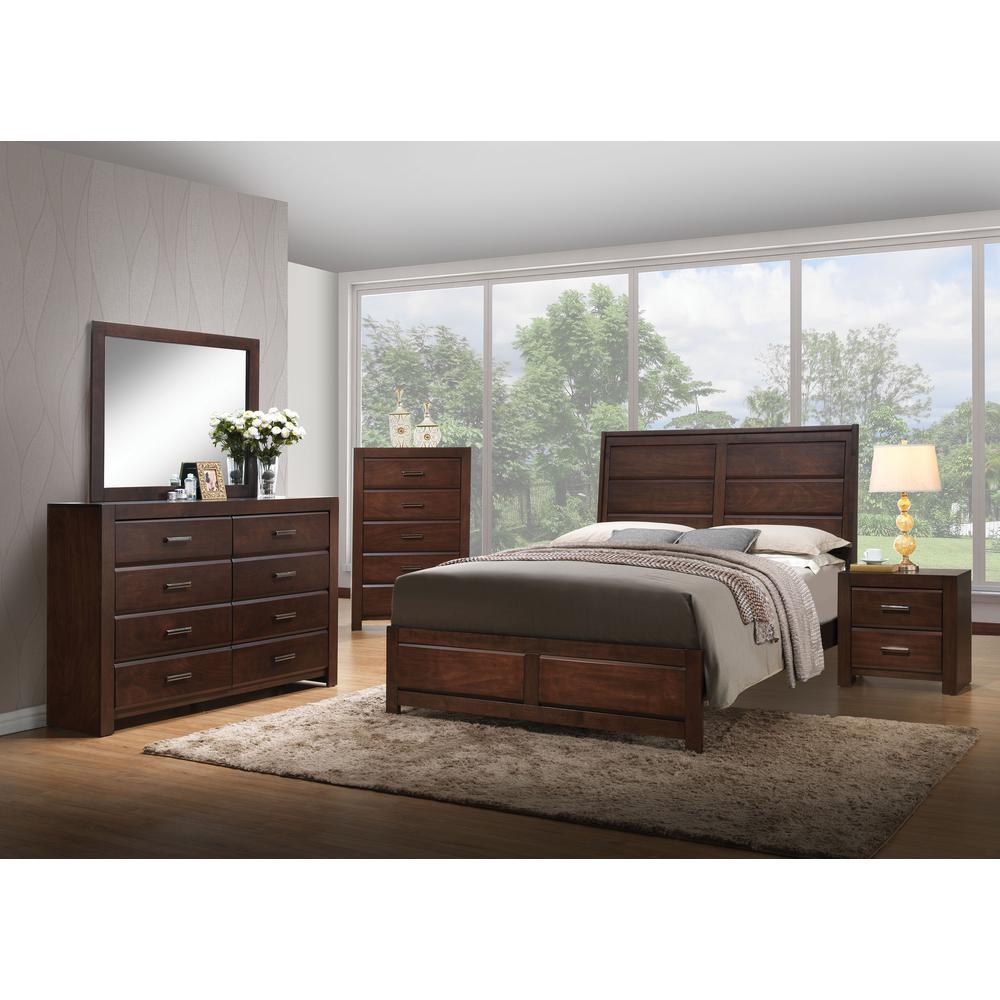 Oberreit Queen Bed, Walnut