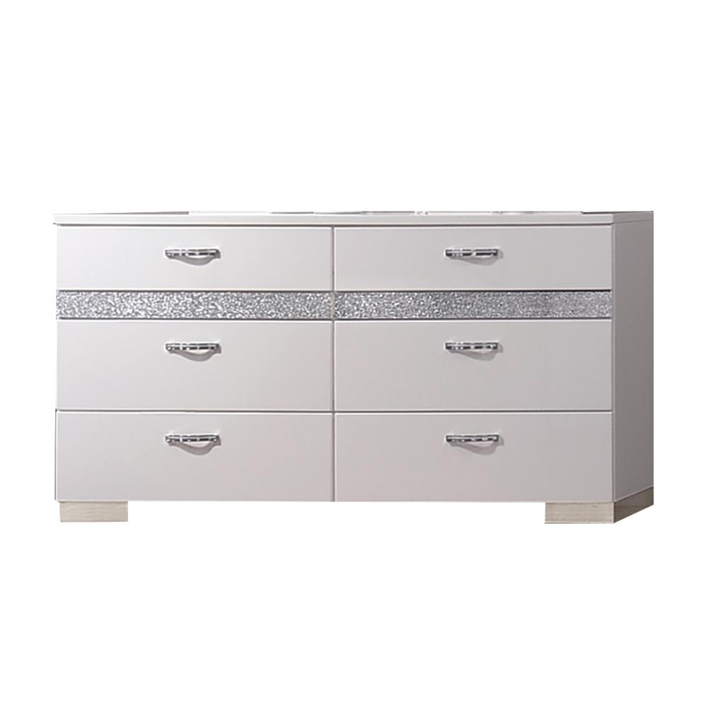 Naima II Dresser, White High Gloss