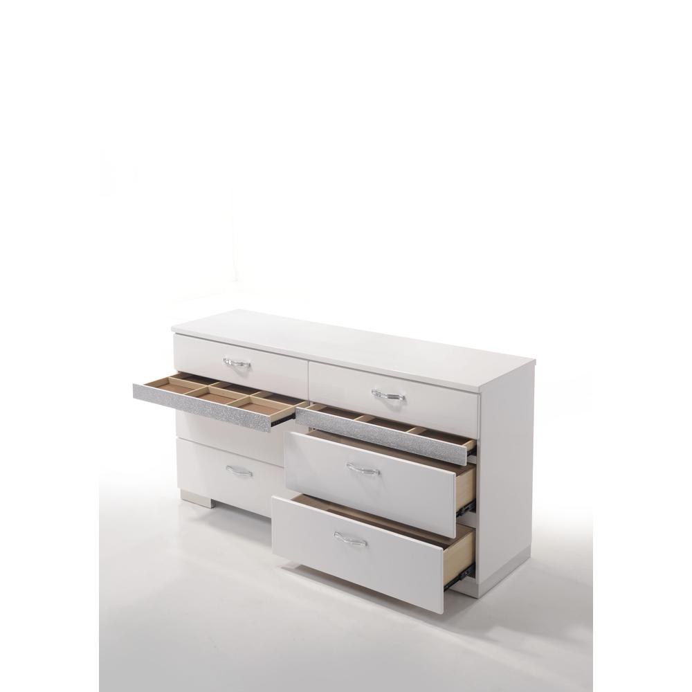 Naima II Dresser, White High Gloss