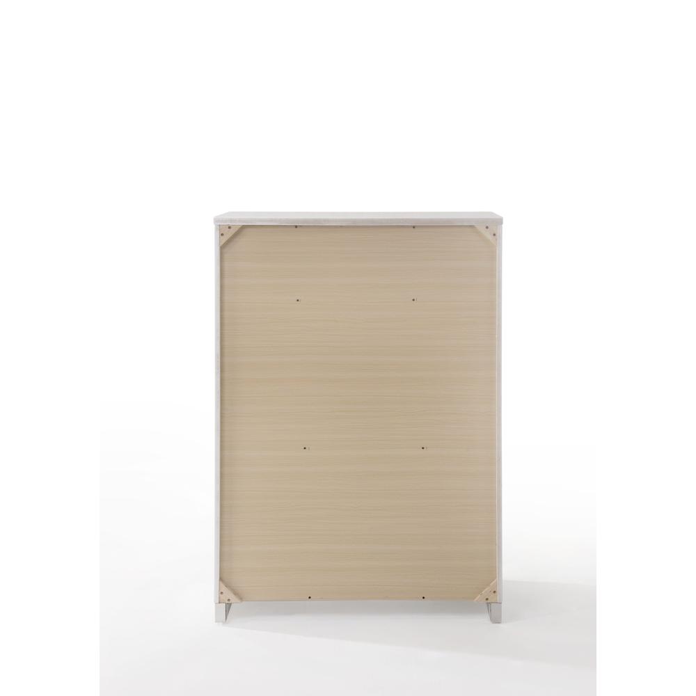 Naima II Chest, White High Gloss