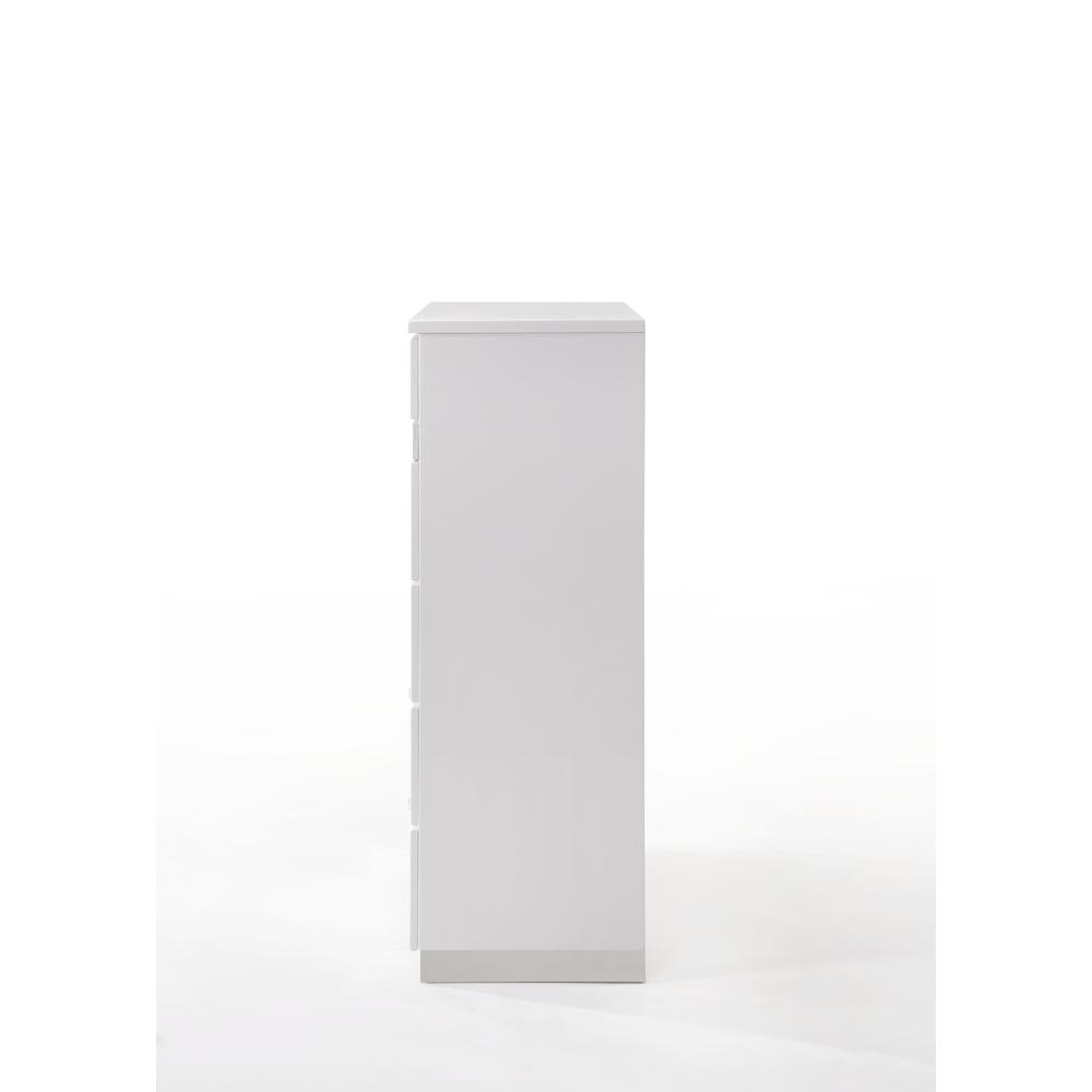 Naima II Chest, White High Gloss