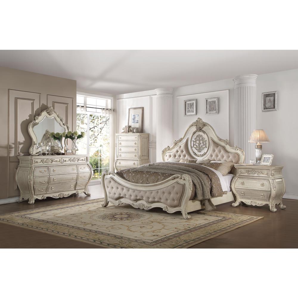 Ragenardus Mirror, Antique White