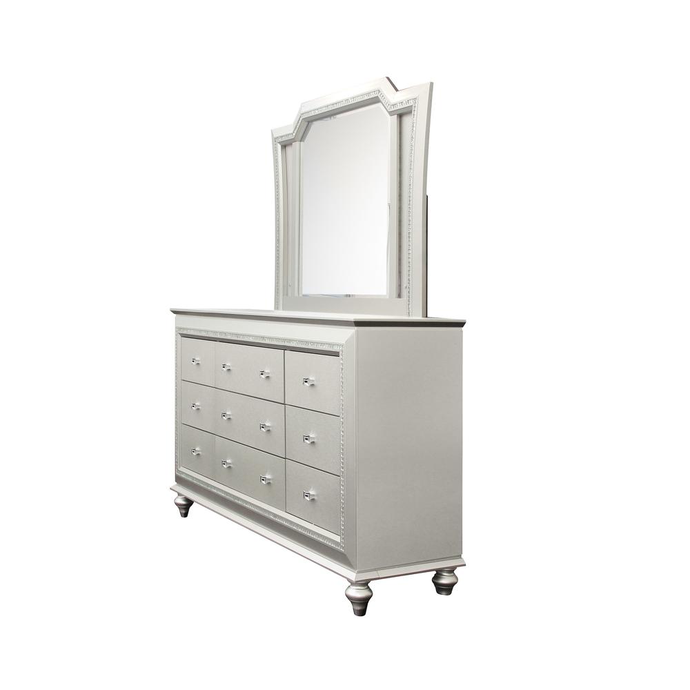 Kaitlyn Mirror w/LED, LED & Champagne