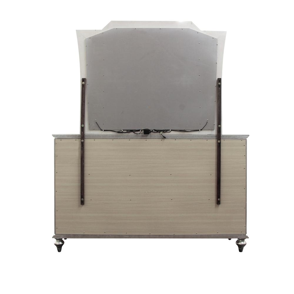 Kaitlyn Mirror w/LED, LED & Champagne