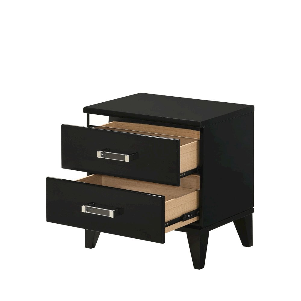 Chelsie Nightstand, Black