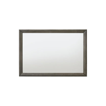 Escher Mirror, Gray Oak