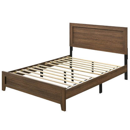 Miquell Eastern King Bed, Oak